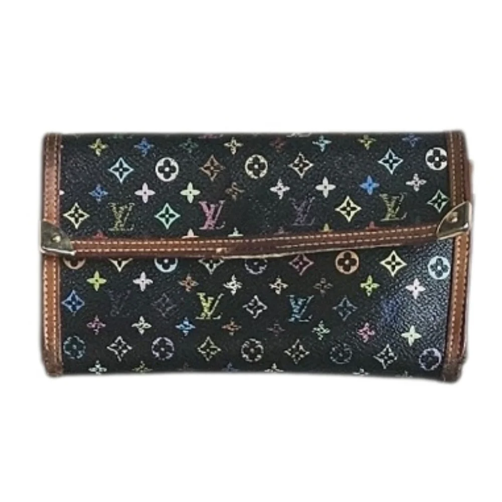 Louis Vuitton Murakami Monogram Multicolor Trifold Wallet